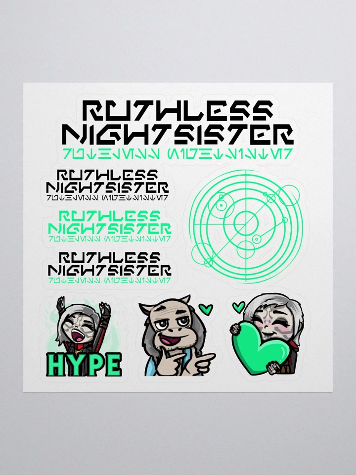 RuthlessNightsister Stickers product image (1)