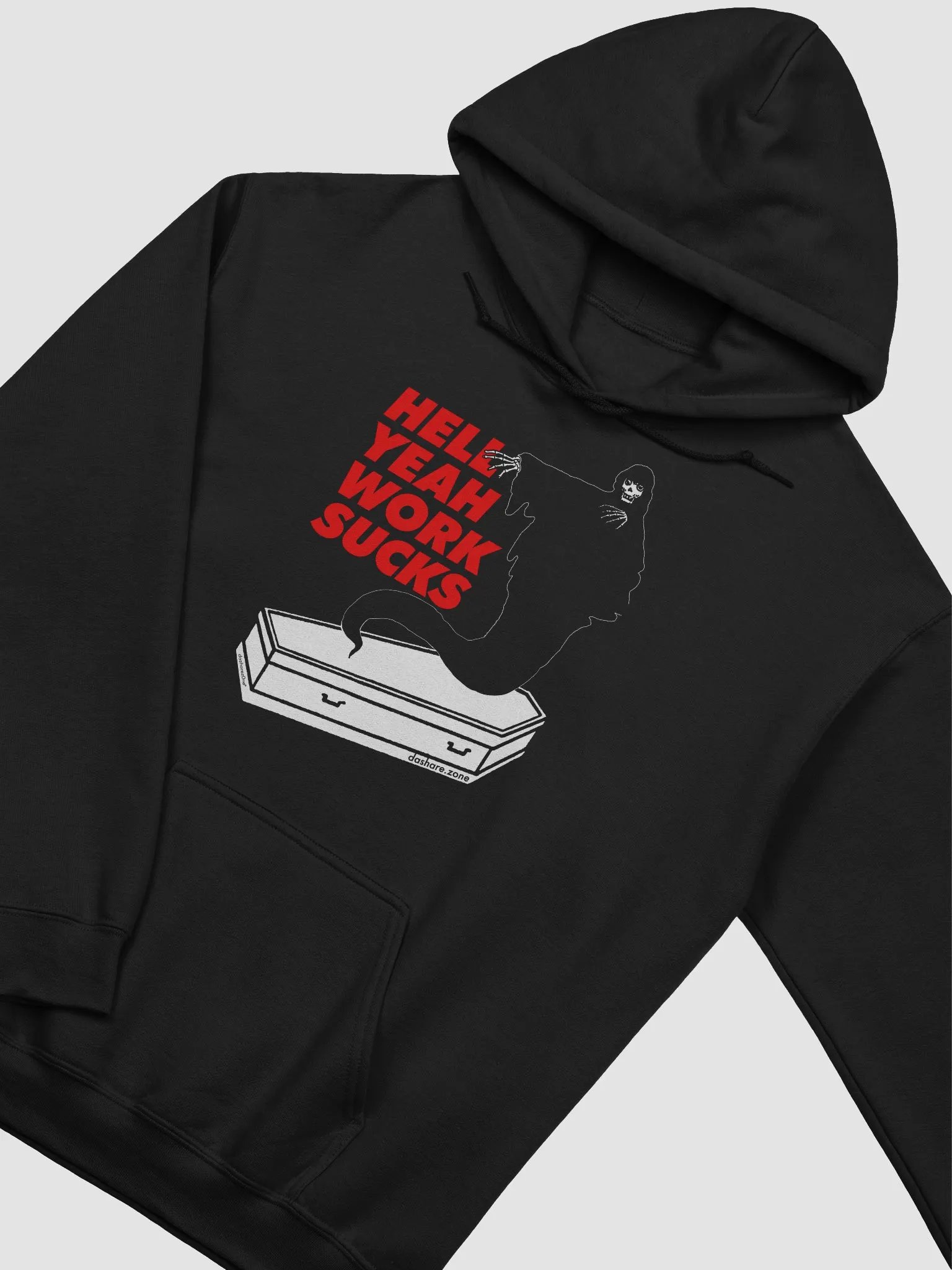 HELL YEAH WORK SUCK'S - HOODY product image (2)