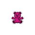 Pink Bear of Sharing Magnet