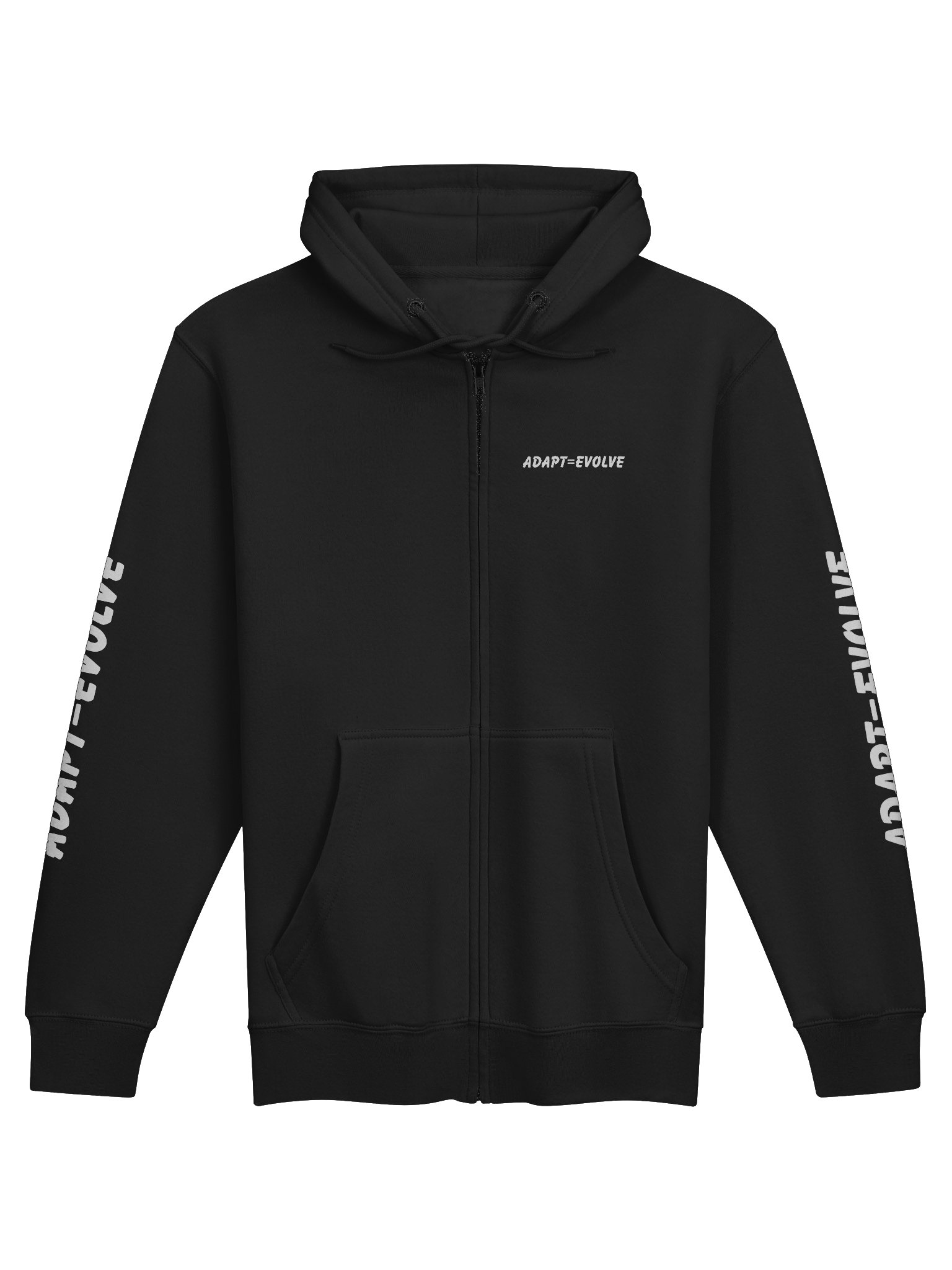 Adapt=Evolve zip hoodie product image (1)