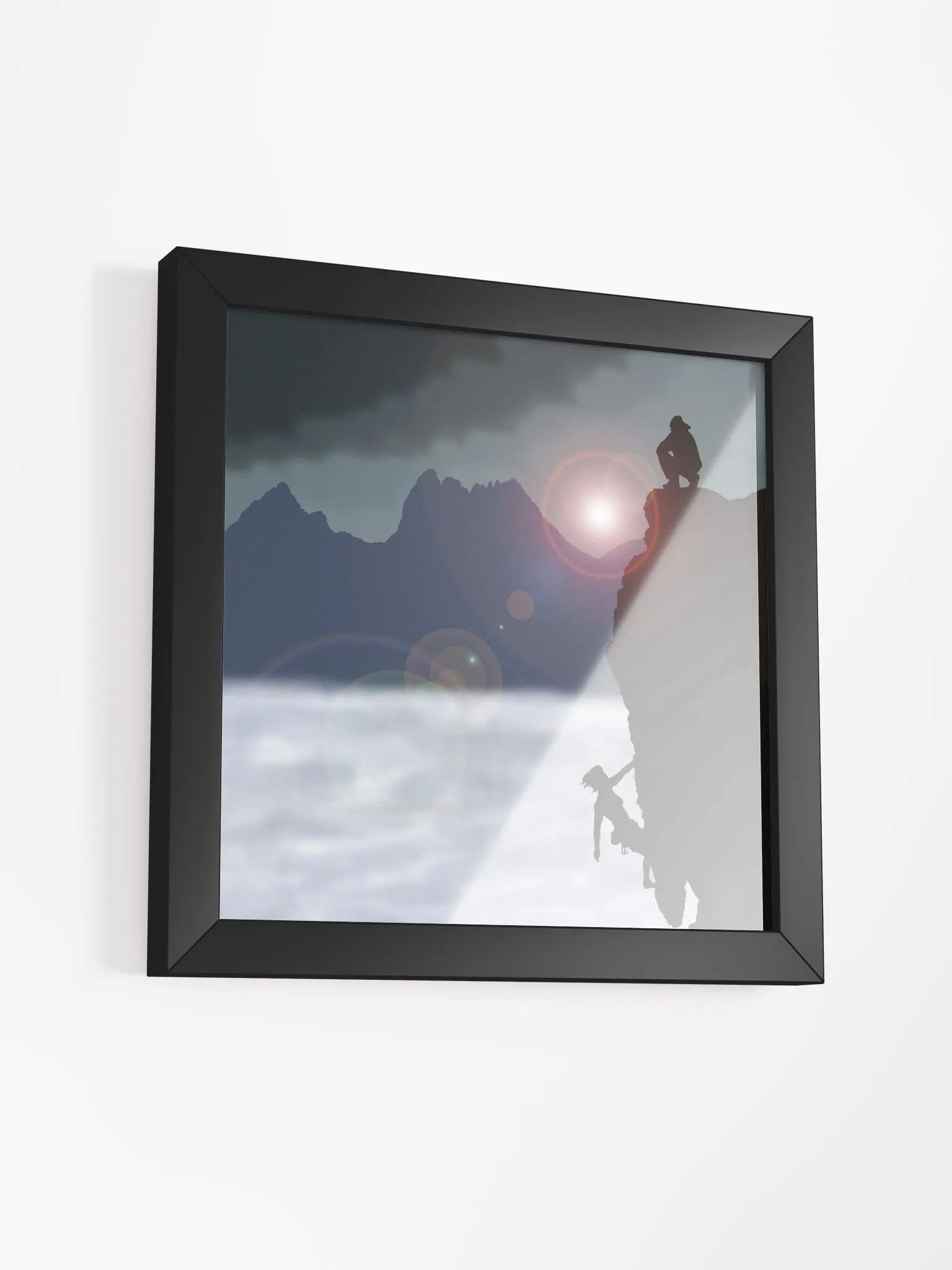 Light my way framed print product image (31)