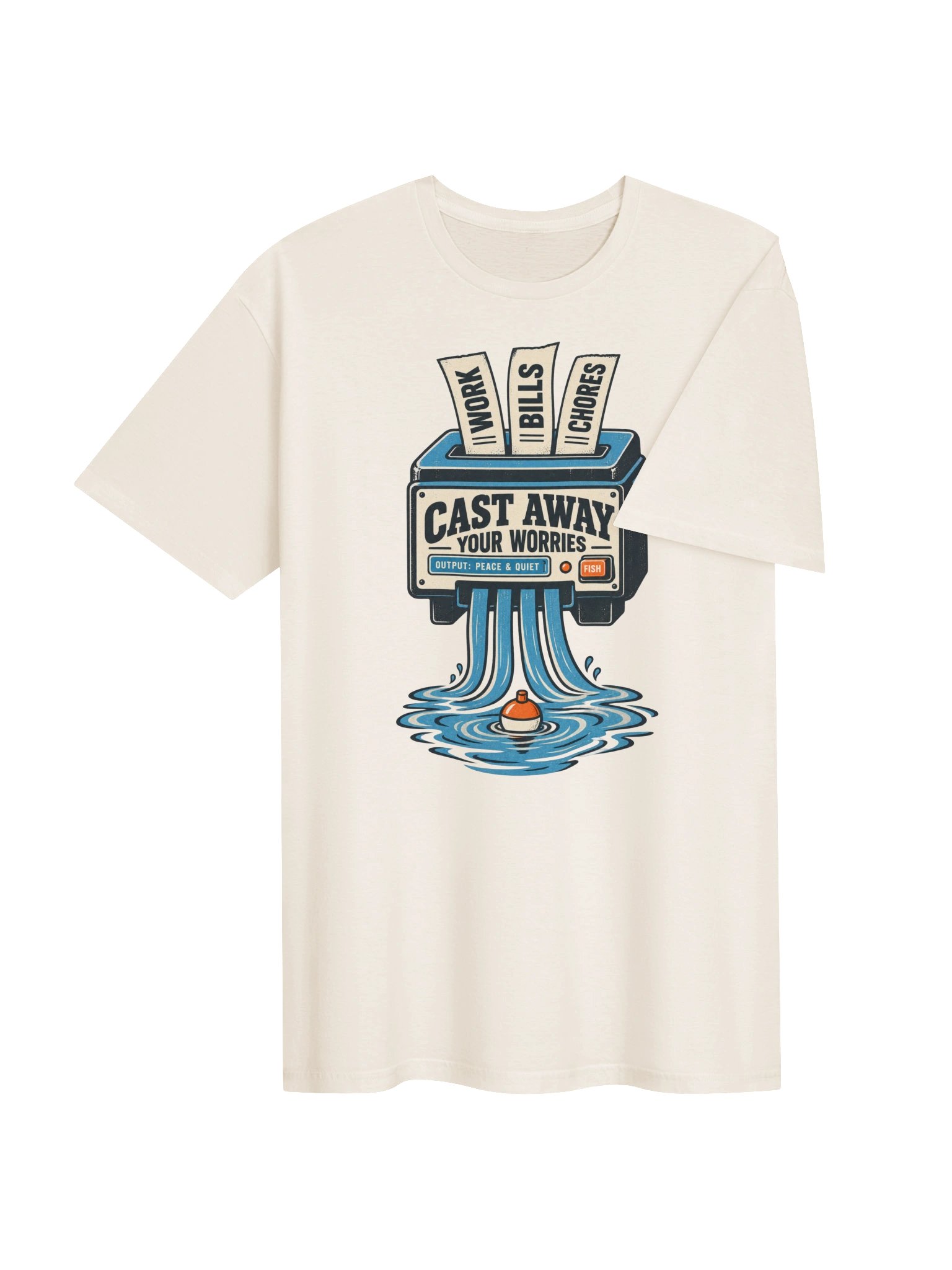 Cast Away Your Worries T-Shirt product image (4)