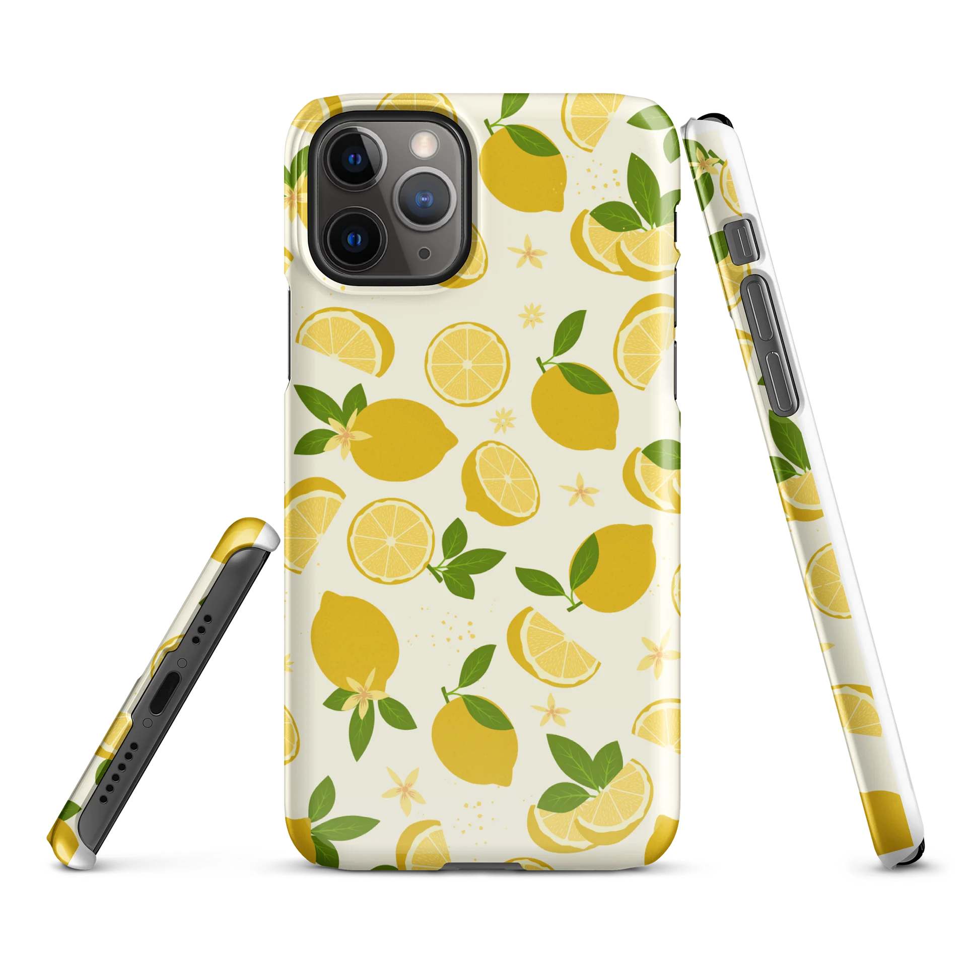 Lemon Citrus Pattern iPhone Snap Case product image (2)
