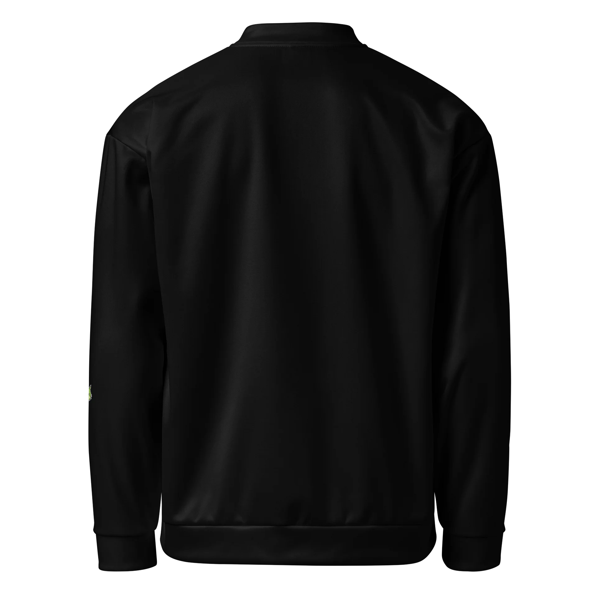 zombie.cat Logo Black Bomber Jacket product image (2)