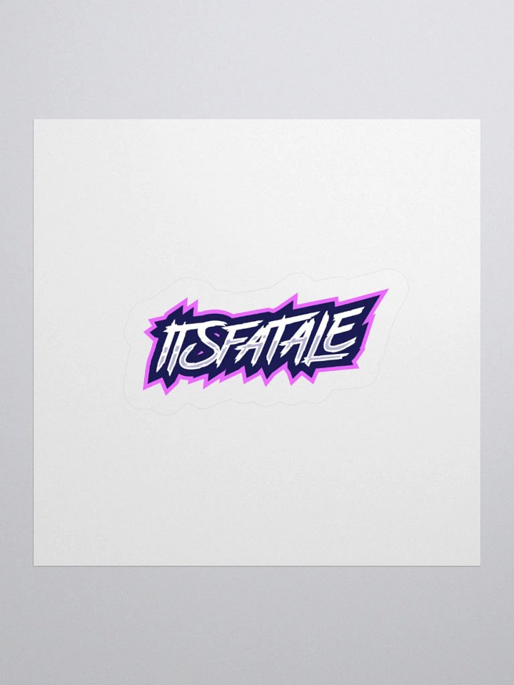 itsFatale Purple Outline Decal product image (4)