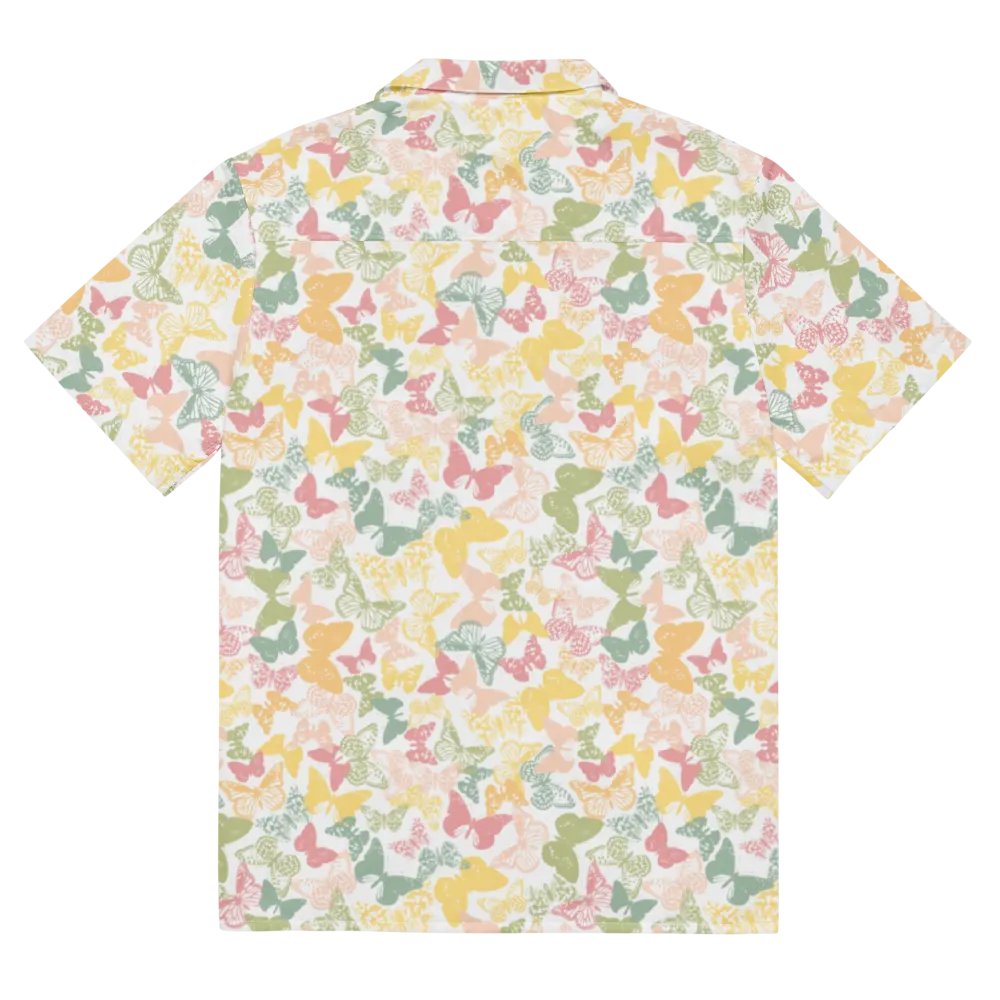 Hawaiian Shirt - Pastel Butterfly product image (6)