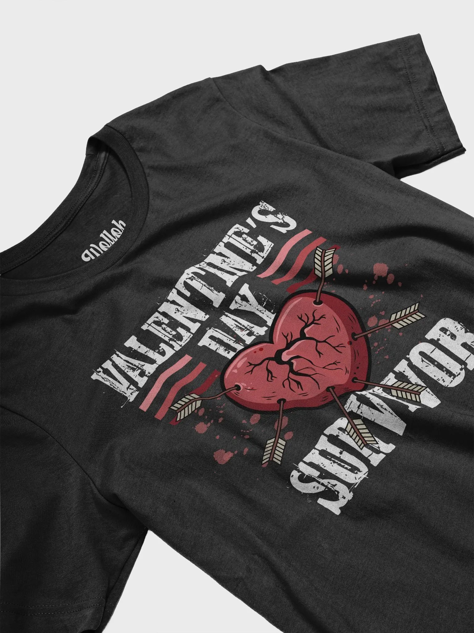 Valentine’s Day Survivor T-Shirt – Anti-love & Grunge Design product image (6)