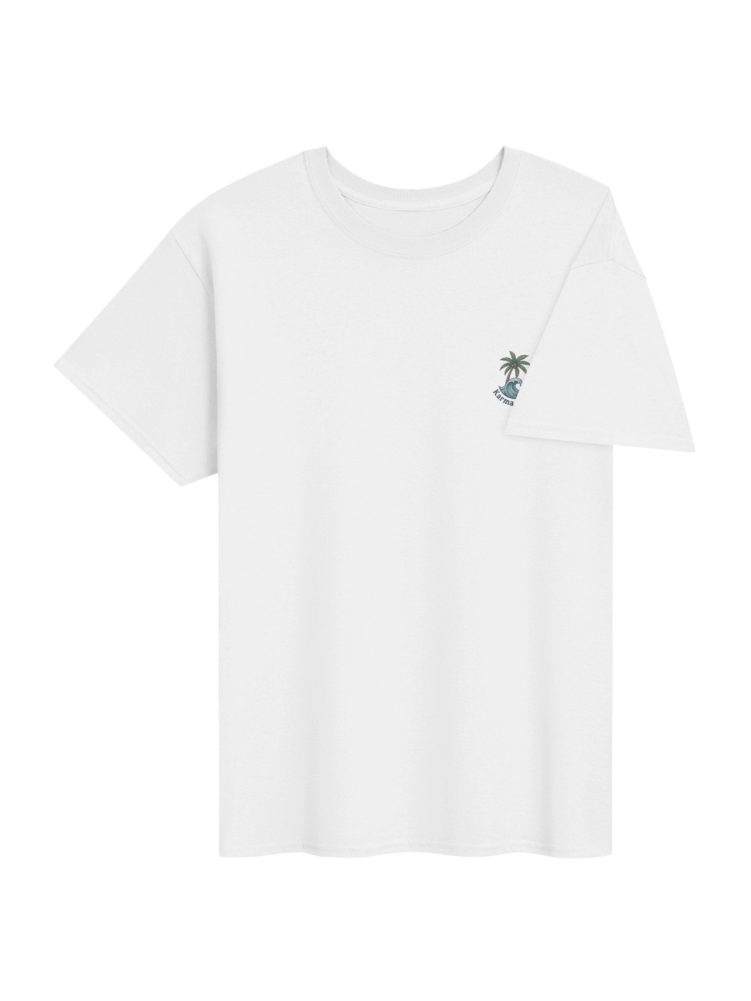 Karma Is A... Retro Beach Vibes Unisex T-Shirt – Karma ART 2026 Edition product image (6)