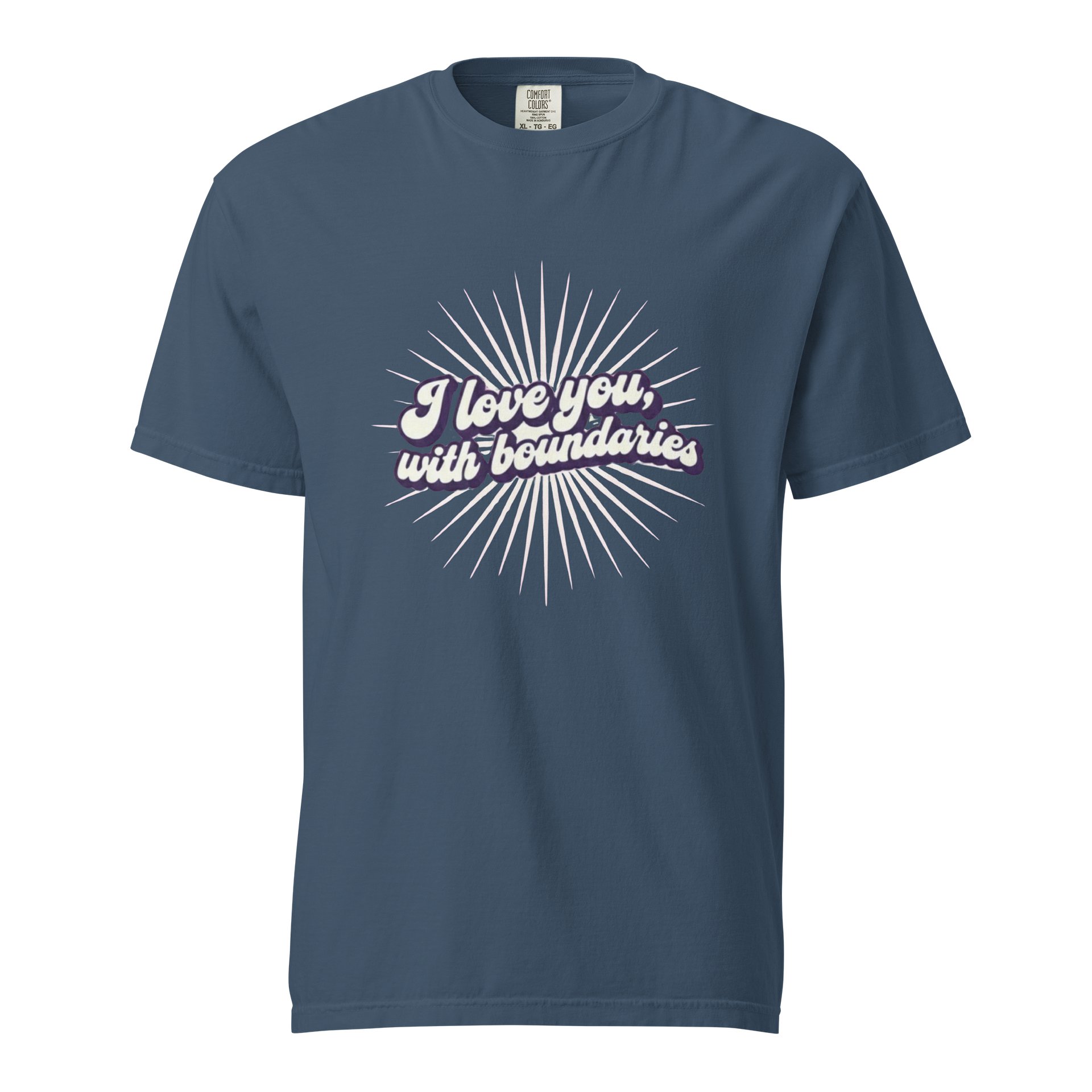 “I Love You With Boundaries” Midnight T-Shirt product image (1)