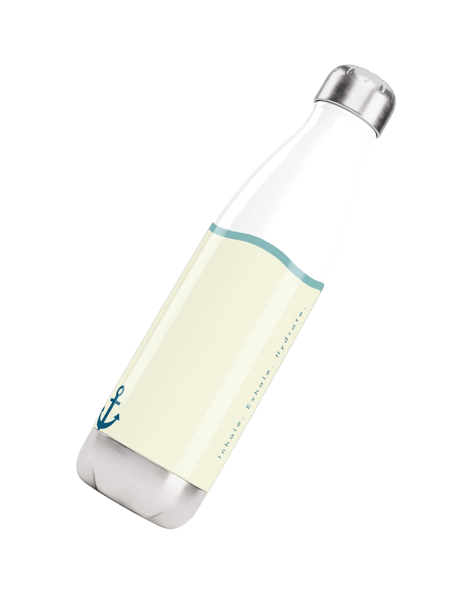 Minimalist Anchor Water Bottle, 17oz Stainless Steel Vacuum Flask, Insulated Bowling Pin Bottle, product image (4)