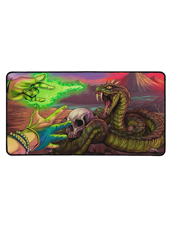 'Snake' Hand Drawn Playmat by DarkSideTokens! product image (1)