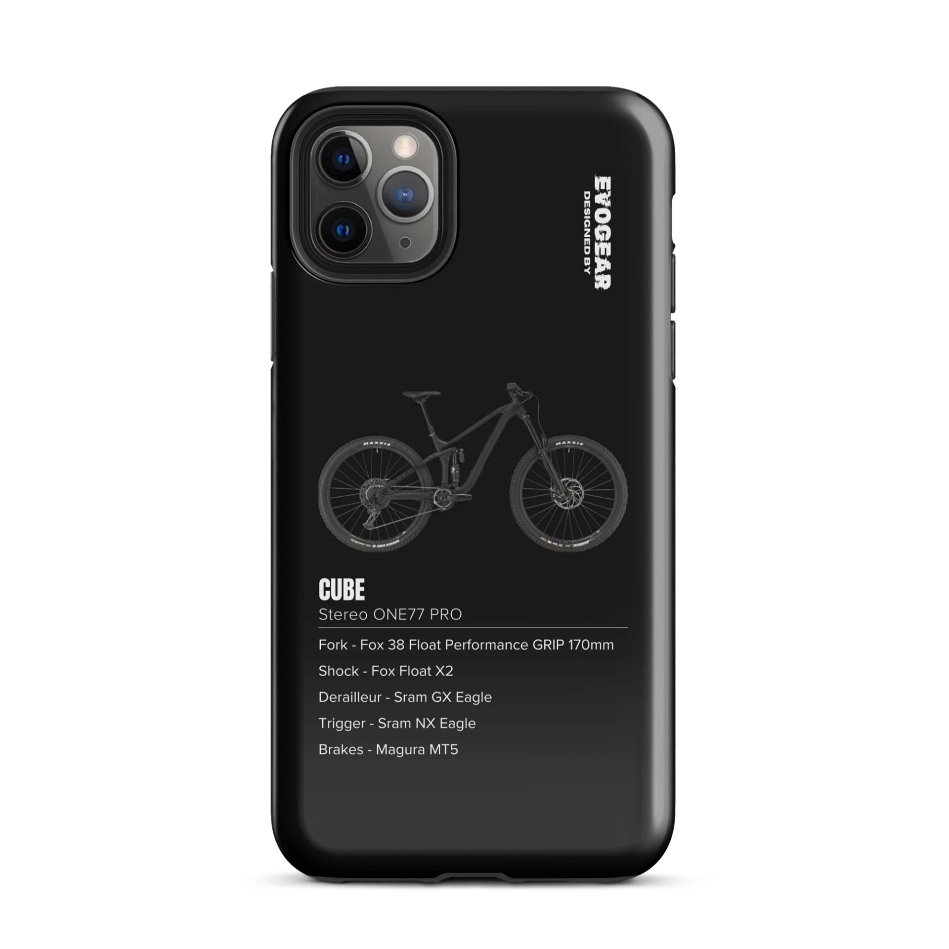 Black CUBE Stereo ONE77 PRO iPhone Case product image (2)