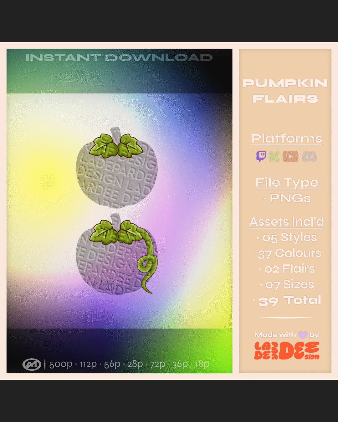 Pumpkins Badges product image (6)