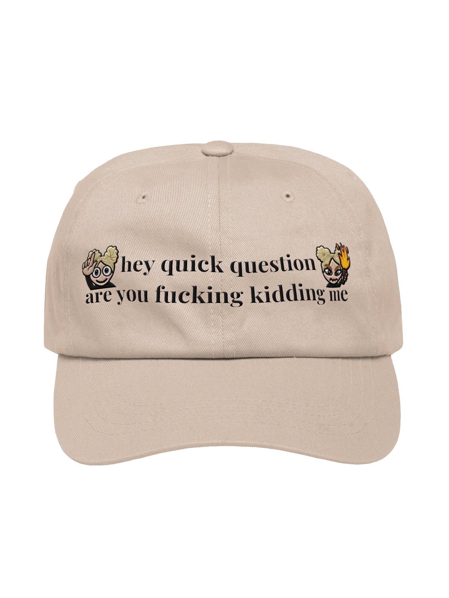 Hey, Quick Question Dad Hat product image (1)