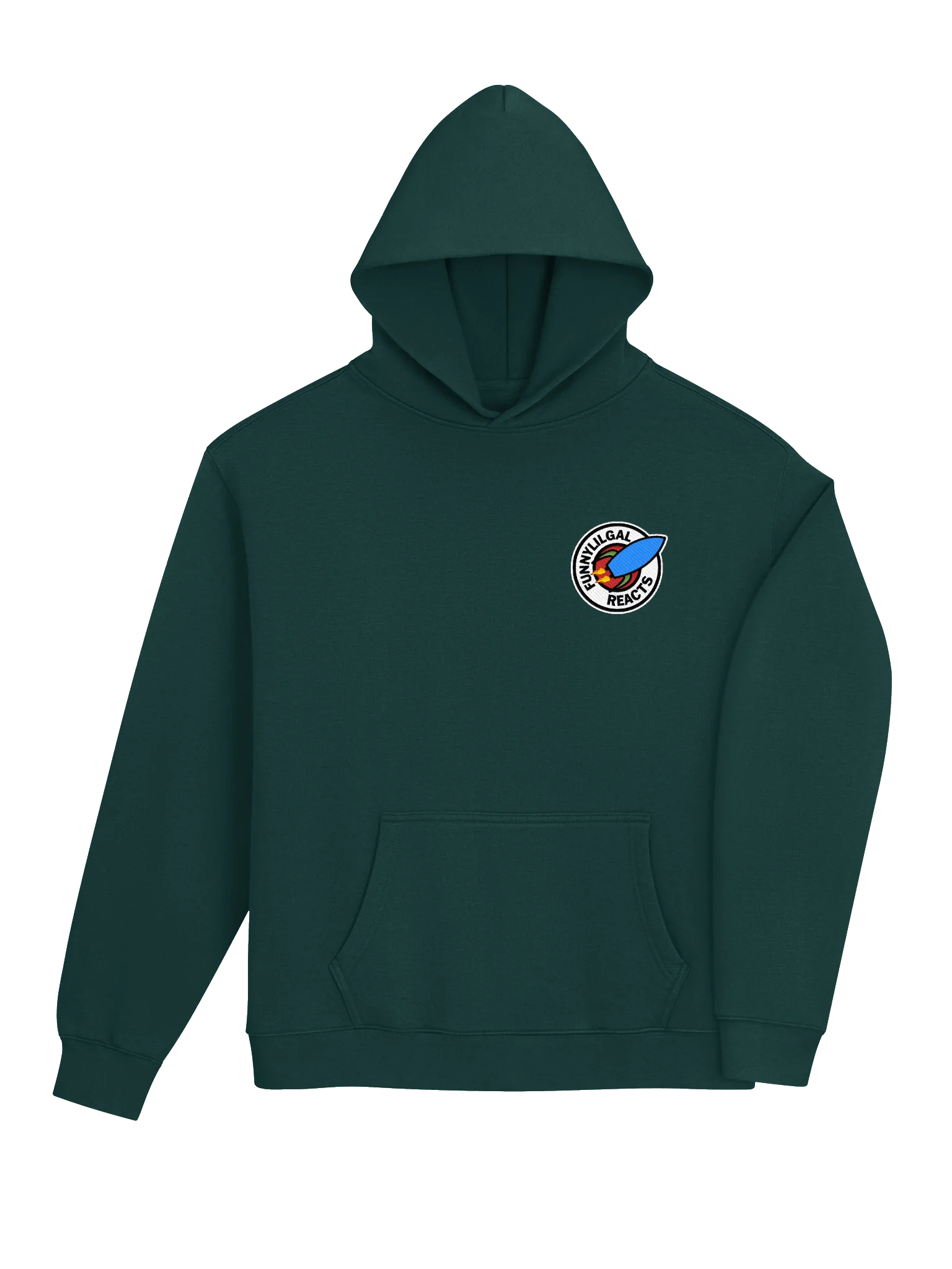 FunnyLilGal Reacts Futurama-Inspired Badge Hoodie product image (20)