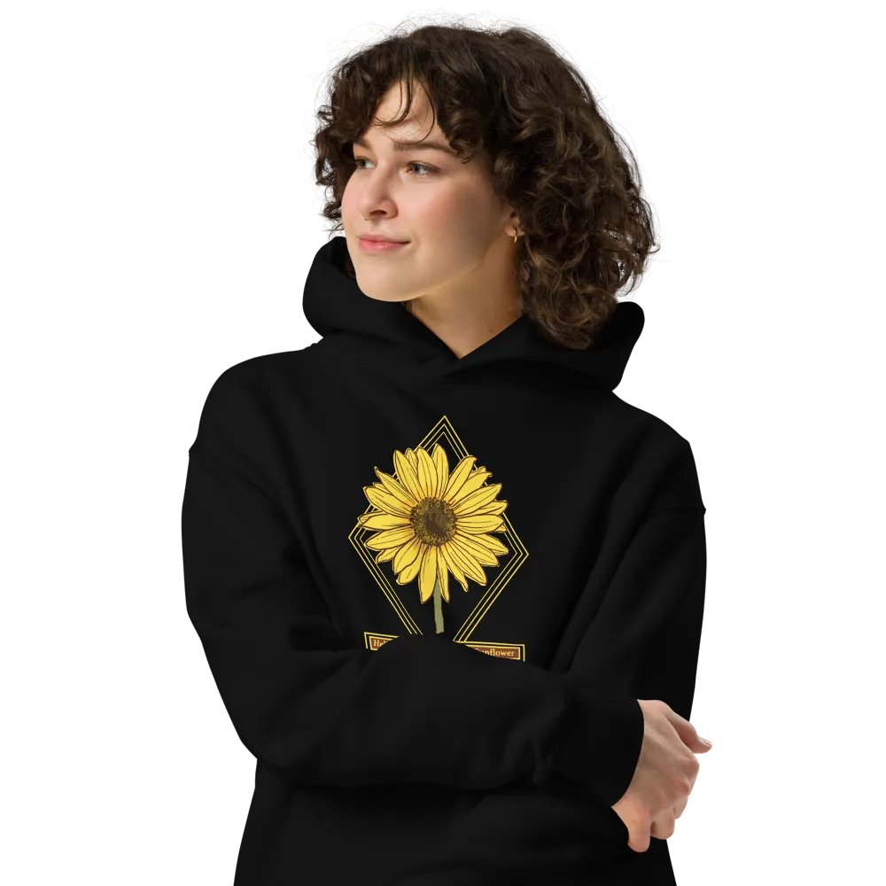 Helianthus Sunflower Unisex Premium Oversized Hoodie product image (6)