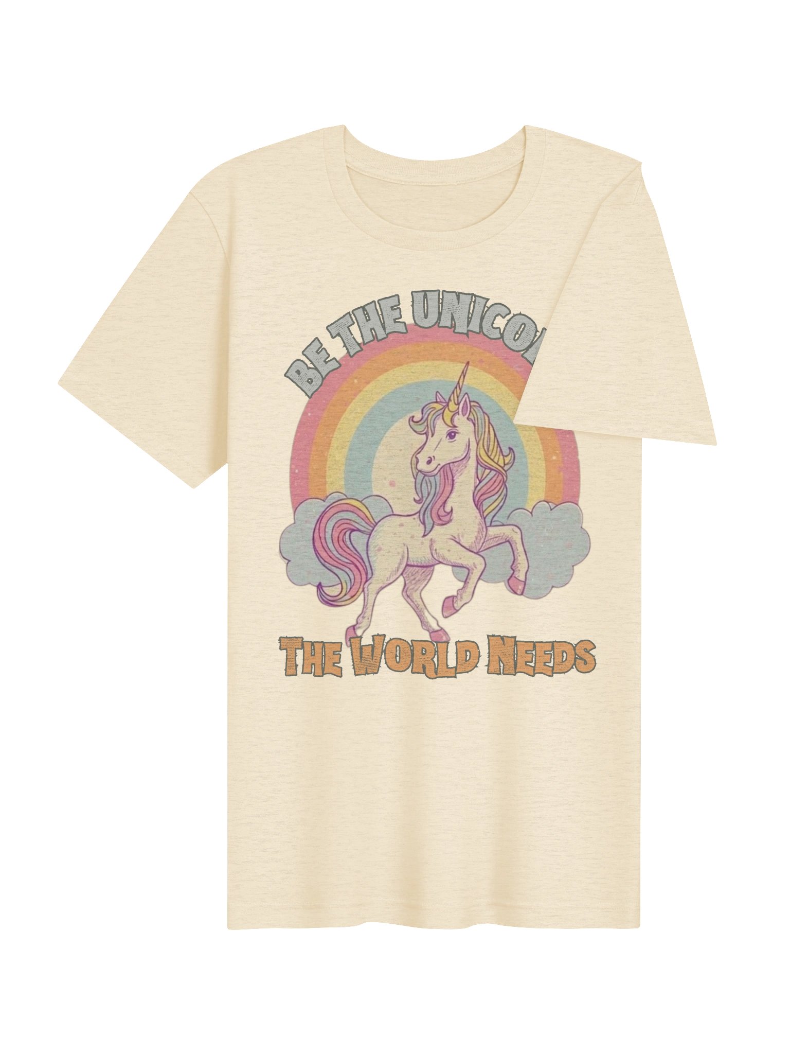 Retro Unicorn Shirt | Be the Unicorn the World Needs, Y2K Rainbow Graphic product image (5)