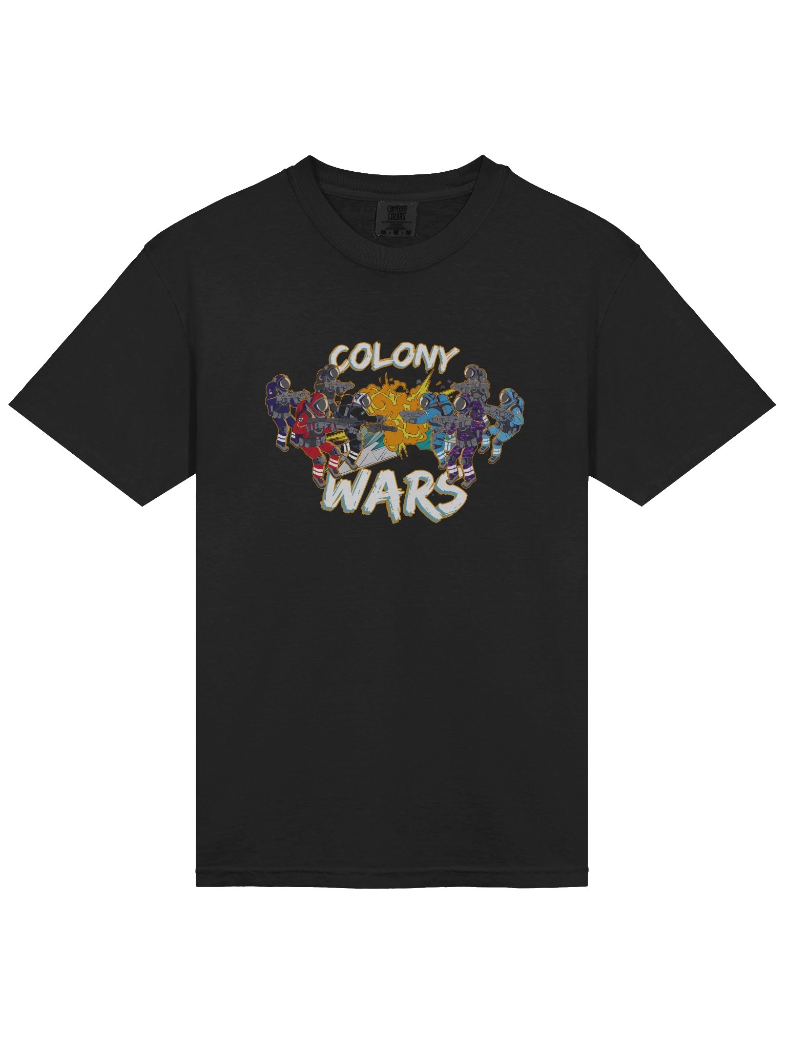 Colony Wars Astronauts Heavyweight T-Shirt product image (3)