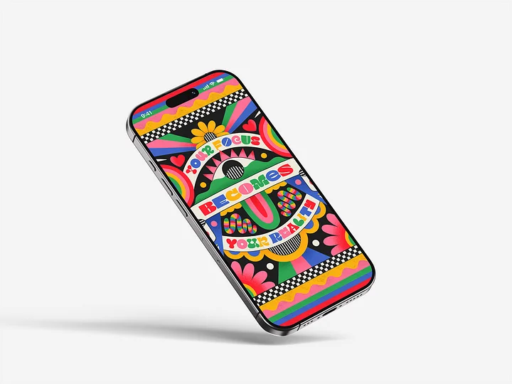 "Focus" iPhone Wallpaper product image (1)