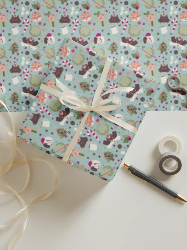 Cozy Cosmos Crew Christmas Wrapping Paper product image (1)