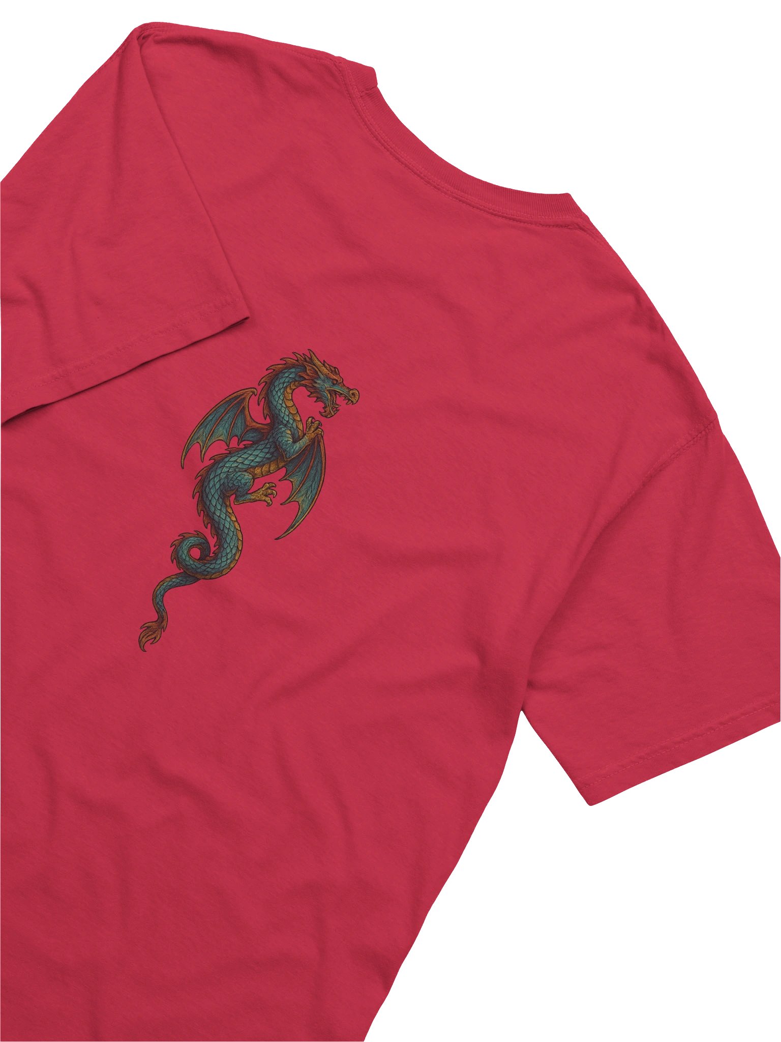 🐉 Double-Sided Dragon – Flame Carrier Tee Front-facing power. Backward flame. All memory. product image (107)