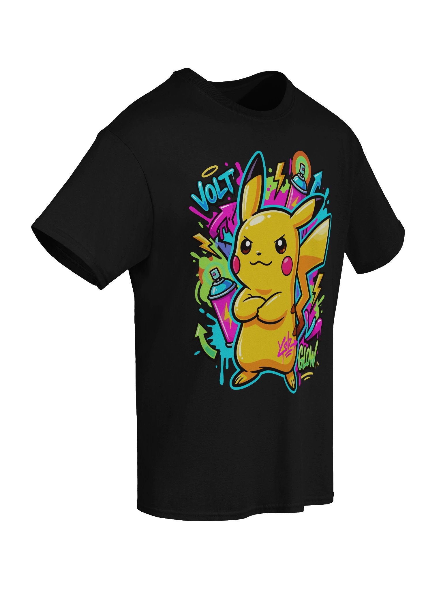 Pikachu graffiti t-shirt product image (8)