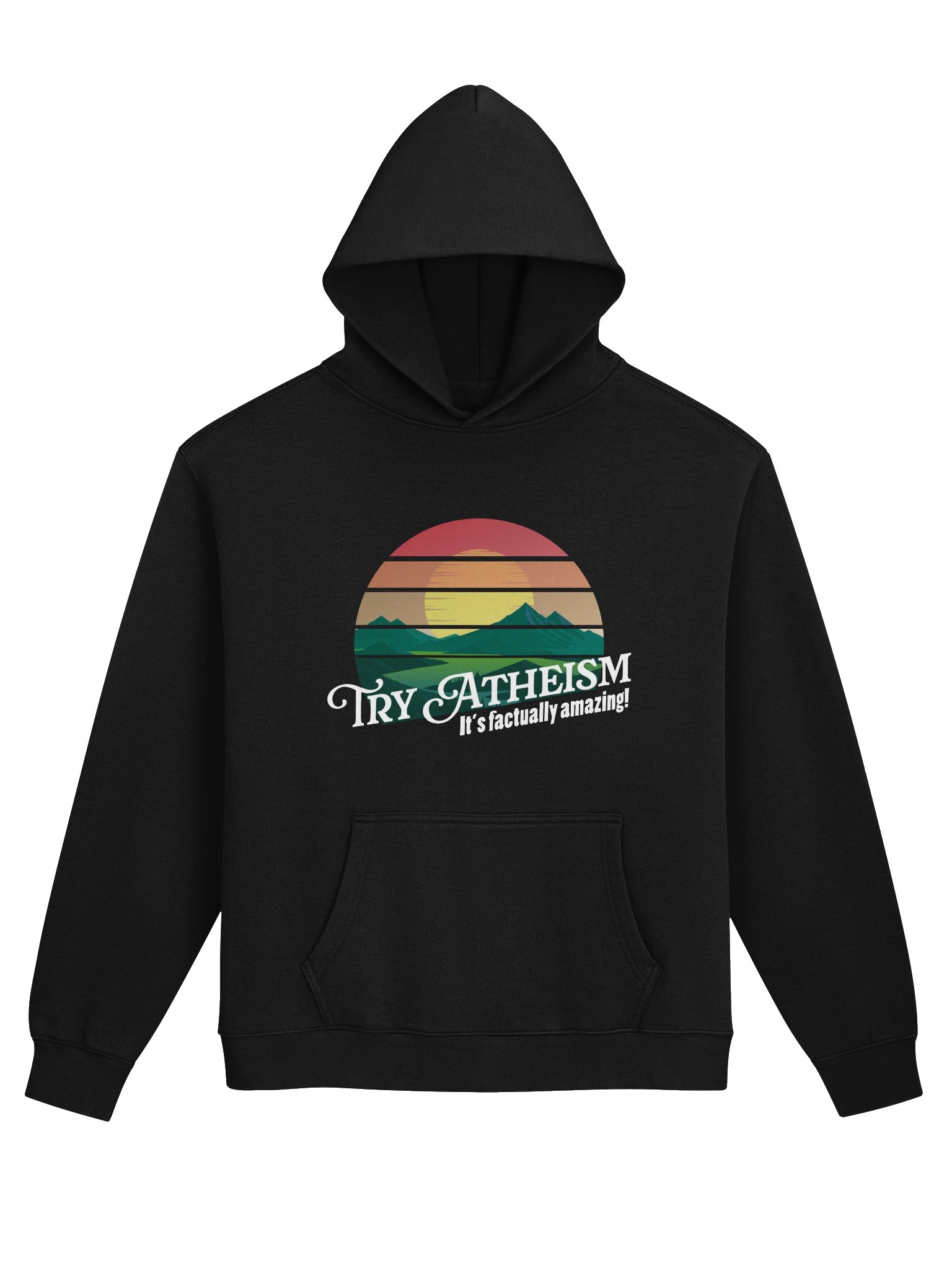 Try Atheism hoodie product image (2)