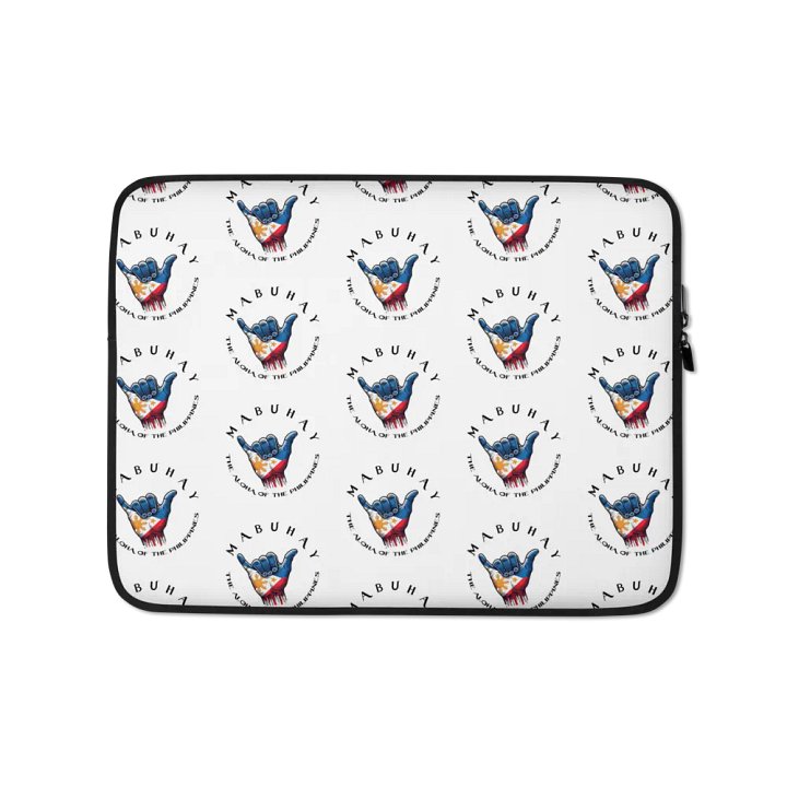 MABUHAY THE ALOHA OF THE PHILIPPINES LAPTOP SLEEVE - SHAKA HANG LOOSE VIBES FOR YOUR TECH product image (1)