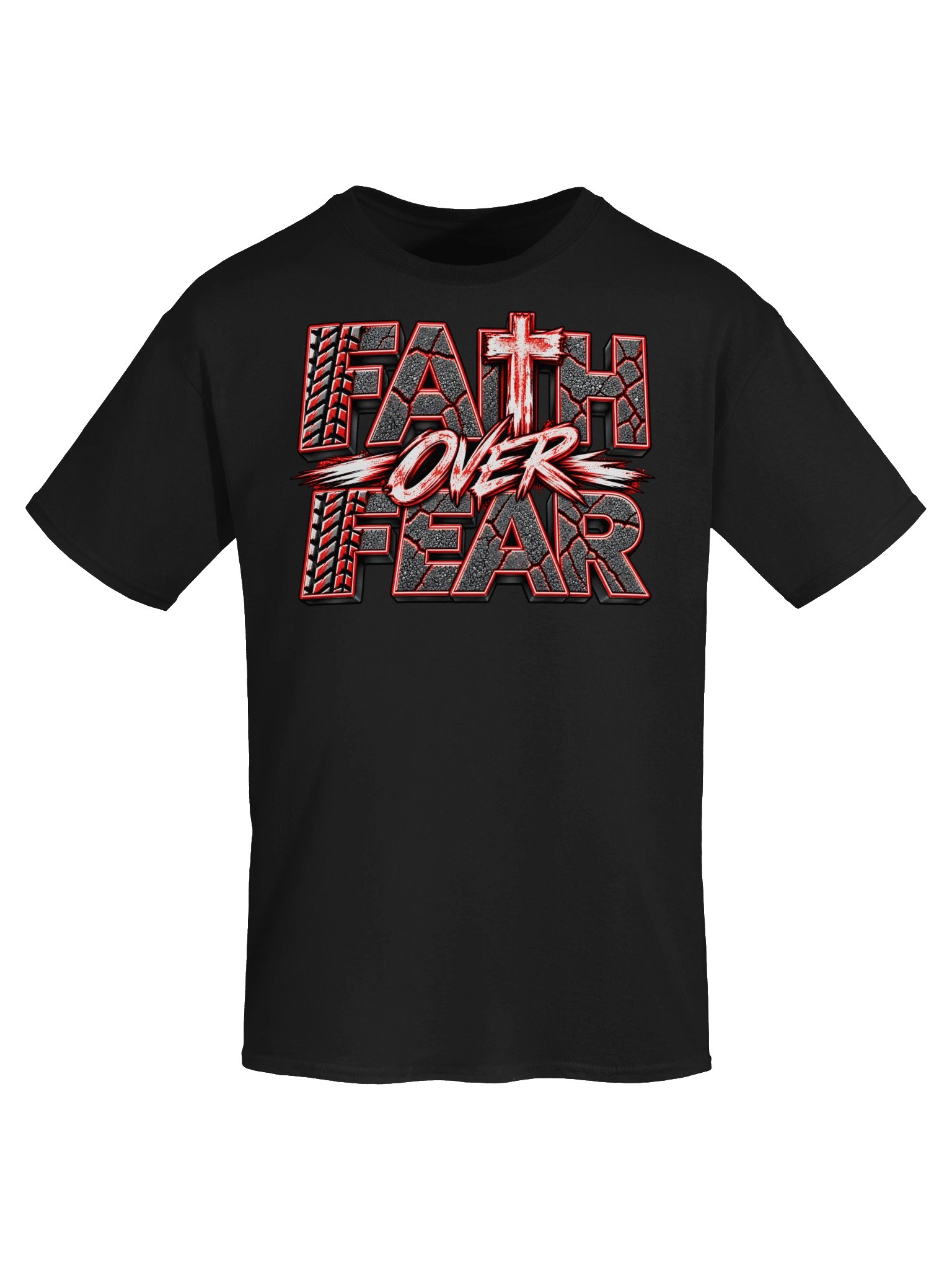 Blacktop Brand: "Faith Over Fear" Heavyweight T-Shirt product image (48)