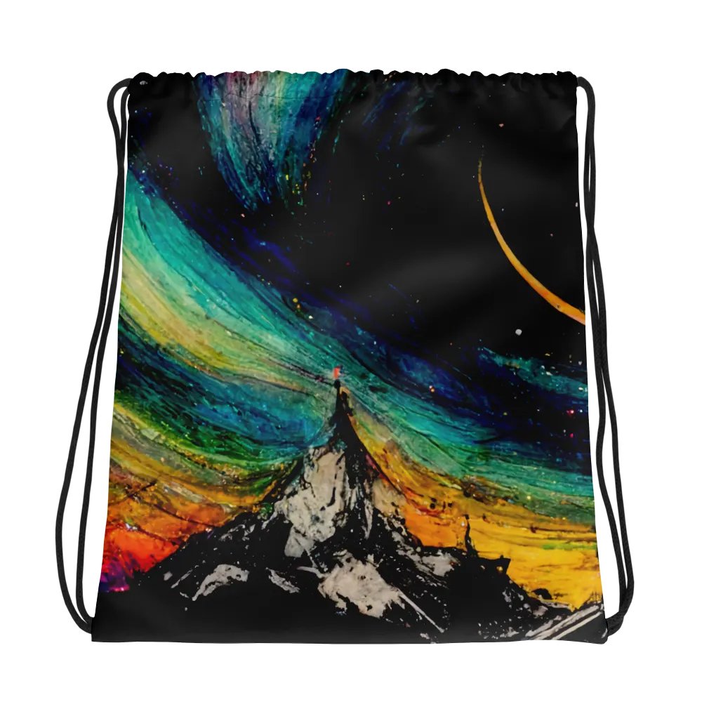 Cosmic Night Sky Drawstring Bag product image (1)