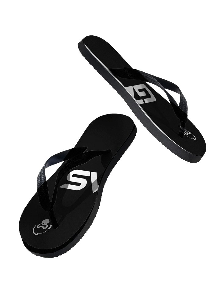 GZAS Flip Flops Black/White product image (2)