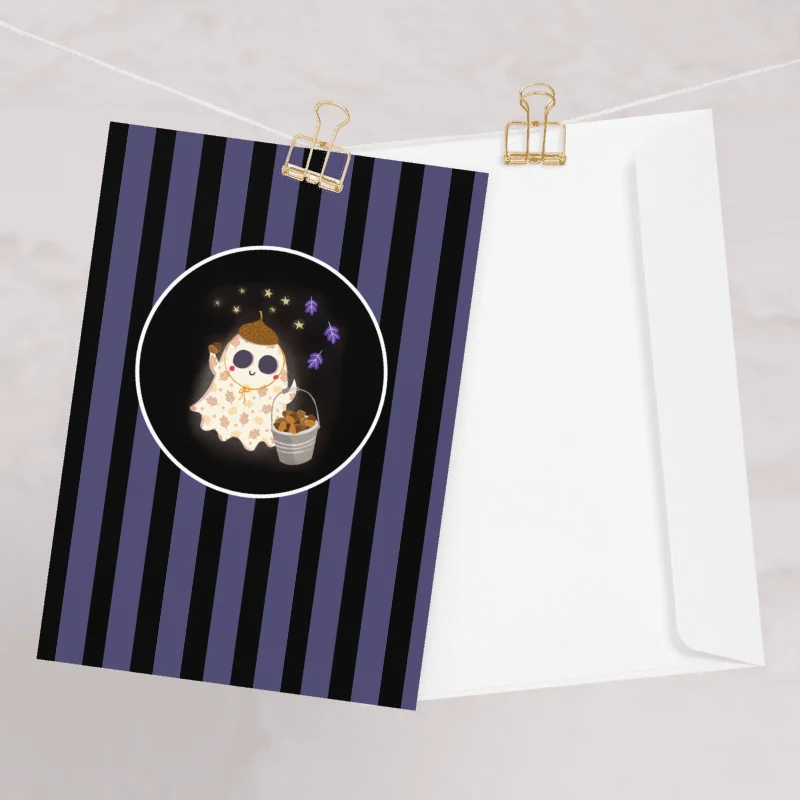 Little Ghost Fall Harvest Haunt - Greeting Card product image (8)
