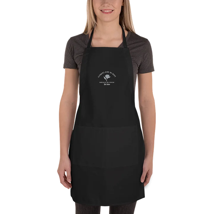 Flowers Give US Hope Apron product image (2)