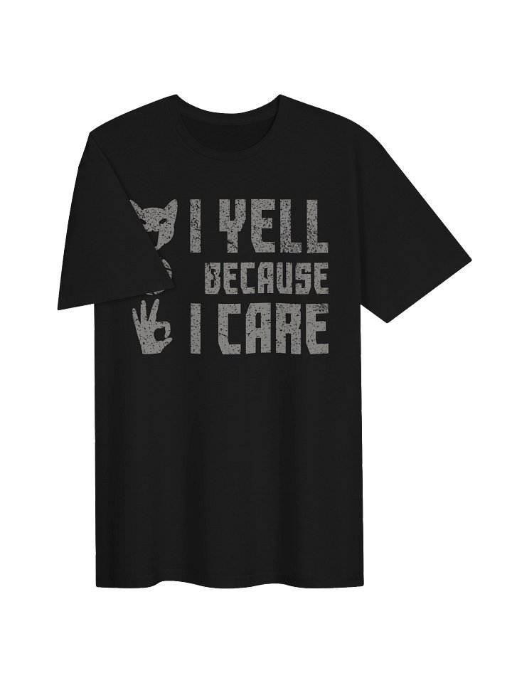 Basketball Cat (I Yell Because I Care) - Unisex Adult Super Soft Lightweight T-shirt product image (14)