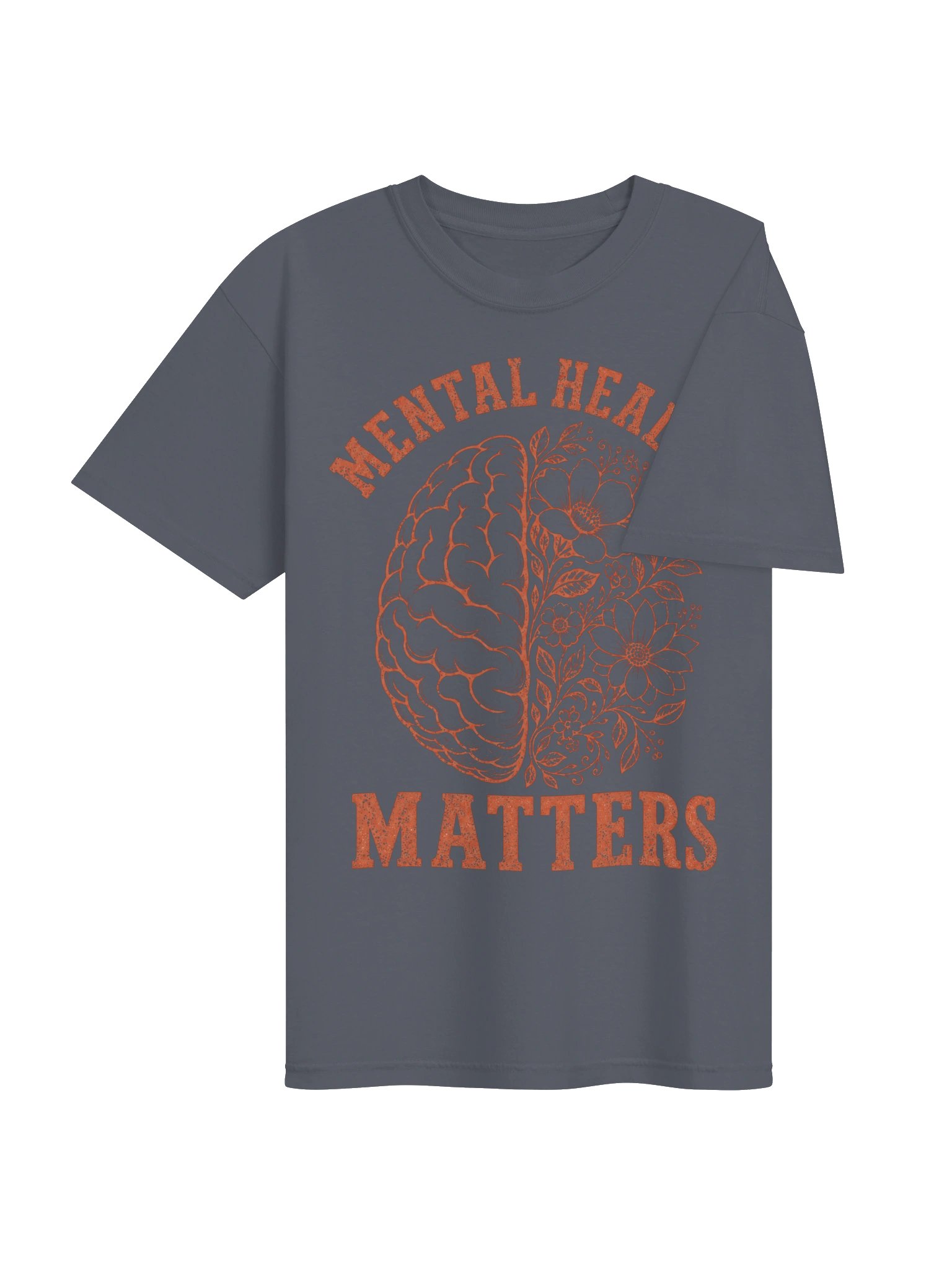 Mental Health Matters Floral Brain Tee product image (25)