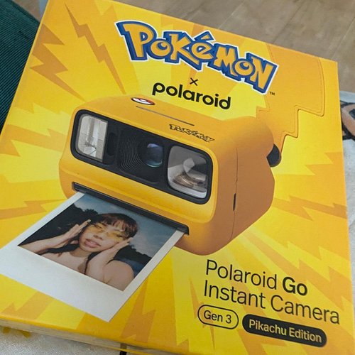 Crumbled like a wet biscuit, got myself the #pikachu #pokemonxpolaroid #polaroid Collab camera.