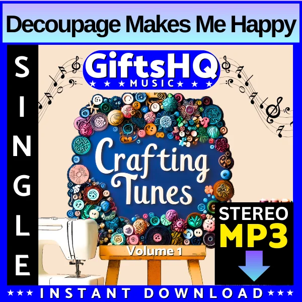 Decoupage Makes Me Happy - Song Music Single (MP3 Digital Download) product image (1)