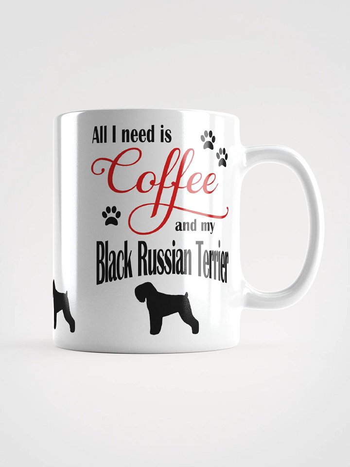 Coffee and my Black Russian Terrier Mug product image (1)