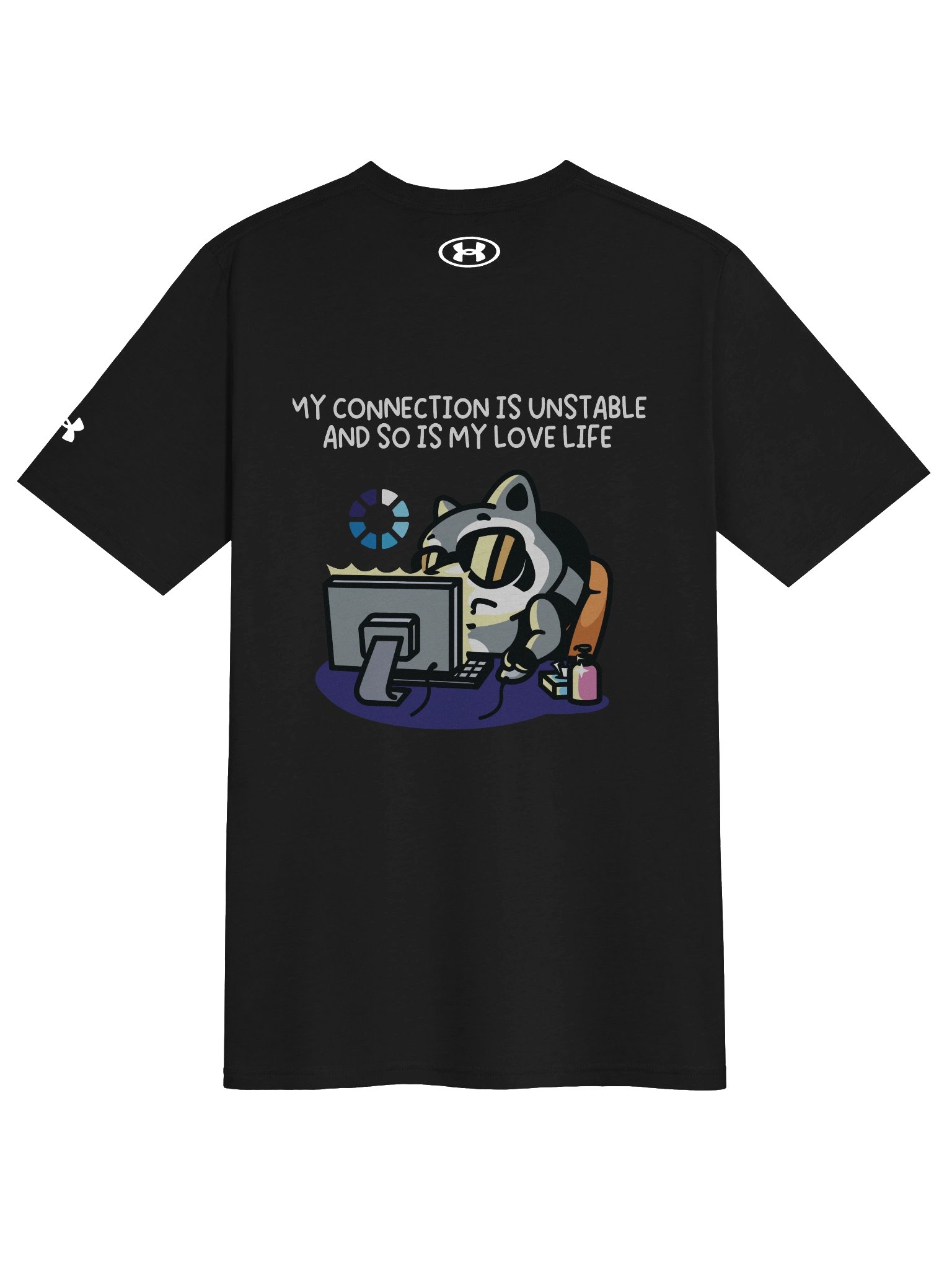 My Connection Is Unstable And So Is My Love Life Underarmor Unisex Athletic Tee product image (2)