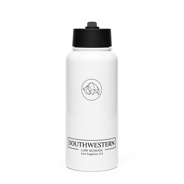 Bison Illustration Water Bottle product image (1)