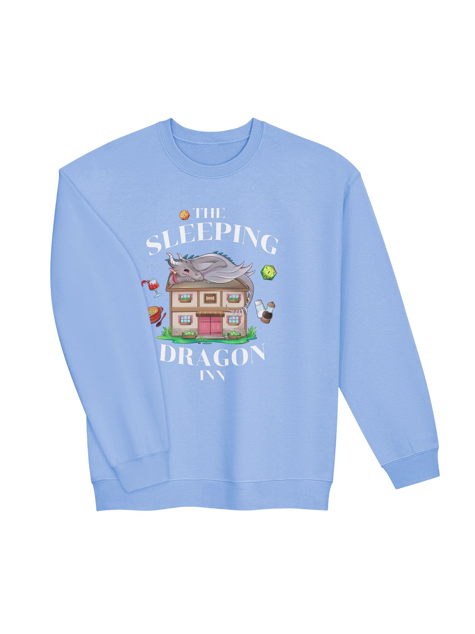 The Sleeping Dragon Inn Crewneck [White Font] product image (47)