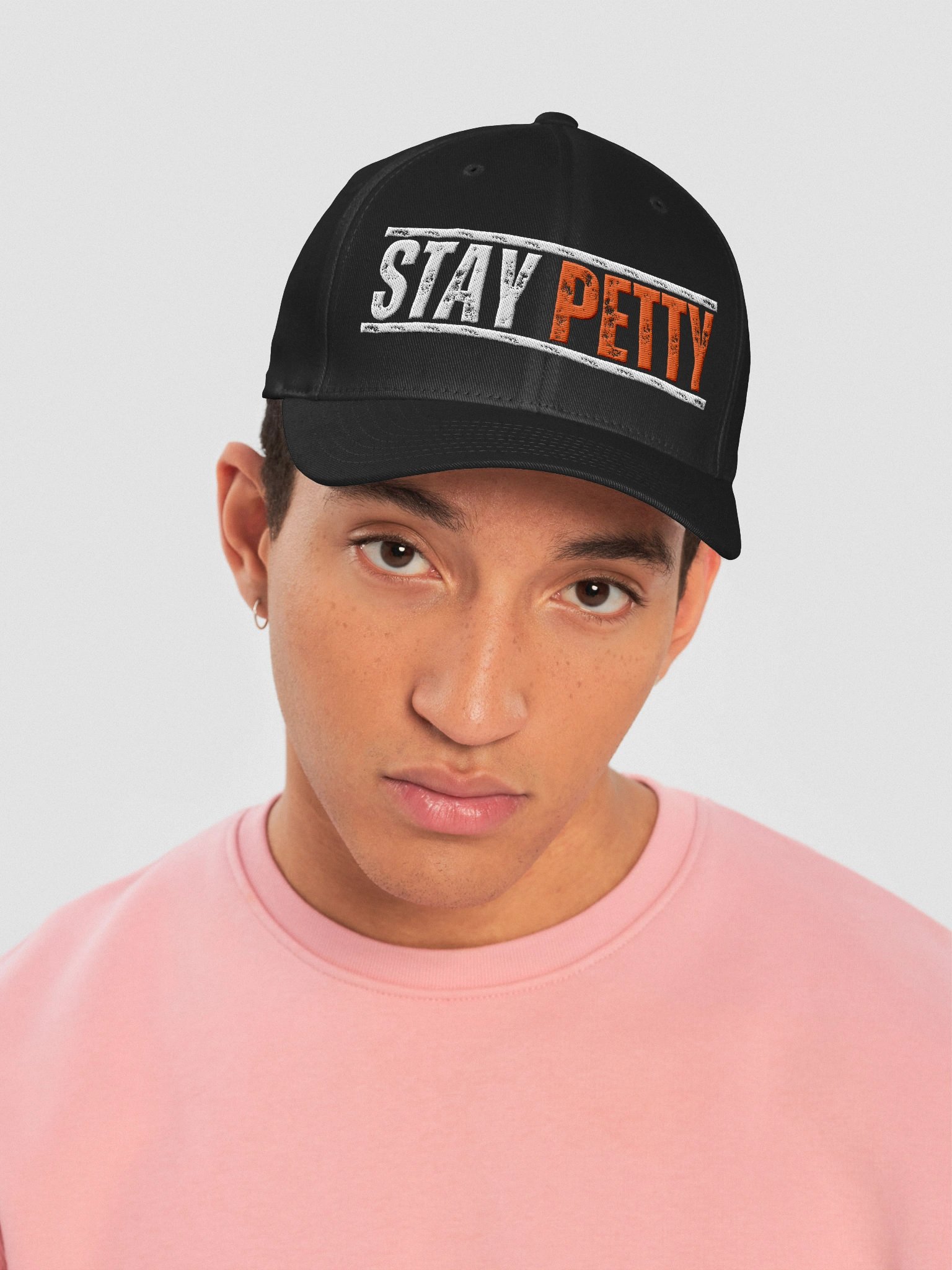 Stay Petty - Flex Fit Fitted Hat product image (5)