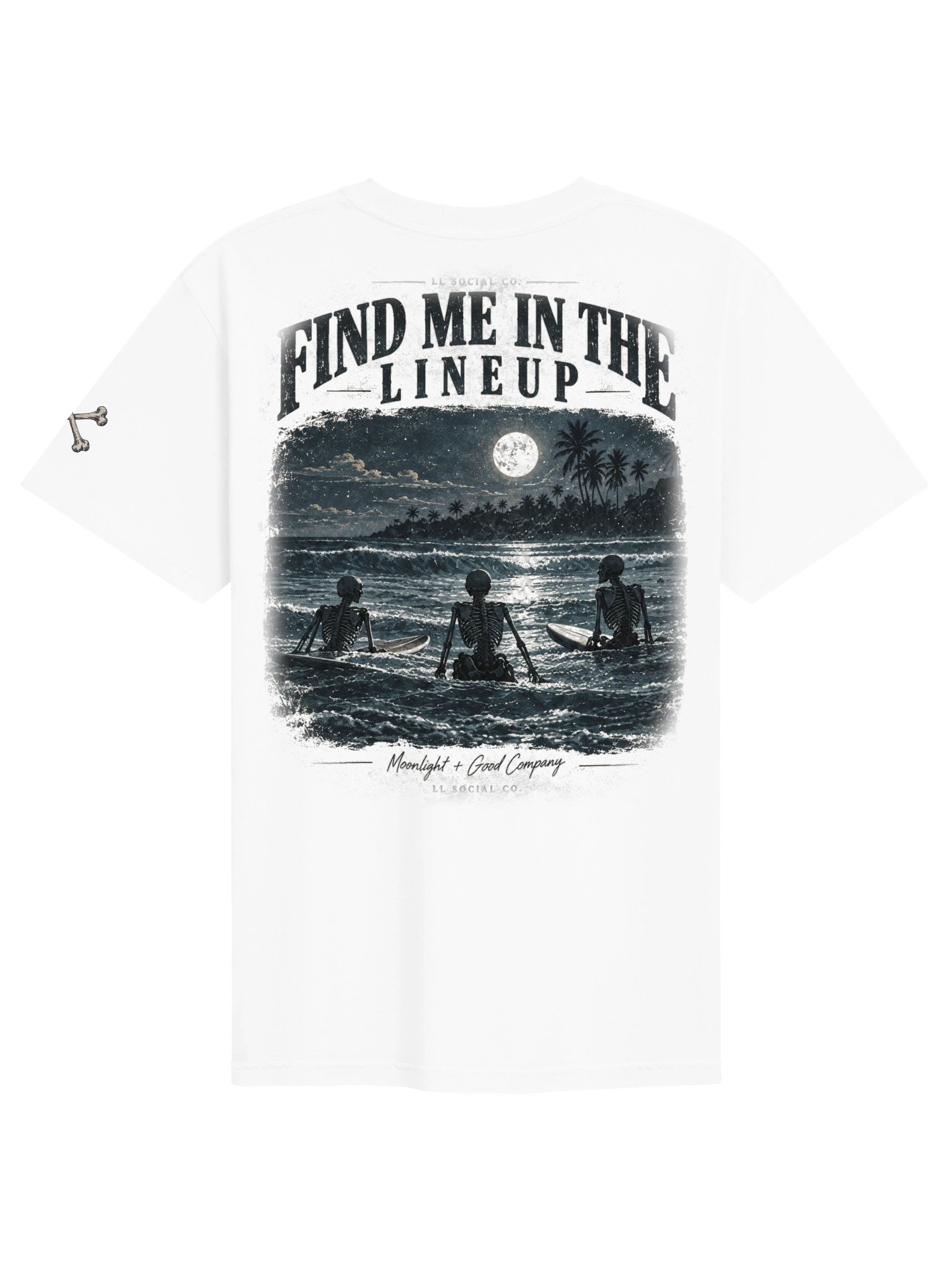 Find Me in the Lineup Comfort Colors Tee — Coastal Skellie Edit product image (2)