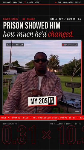 Billy Ray (@billyray_llsd) didn't see how much he'd changed until he was in his 20s, in prison. A real one on what life does ...