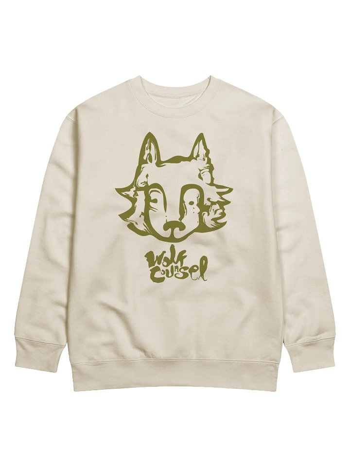 Wolf Counsel Cotton Heritage Premium Sweatshirt (Front Patch) product image (1)