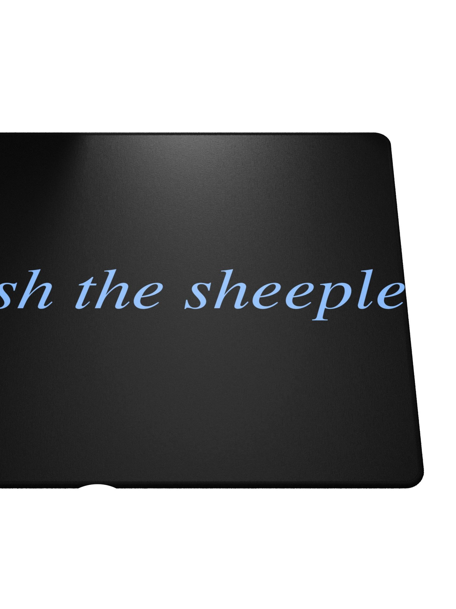 No ShopCo Gaming Mouse Pad - Light Blue on Black product image (5)