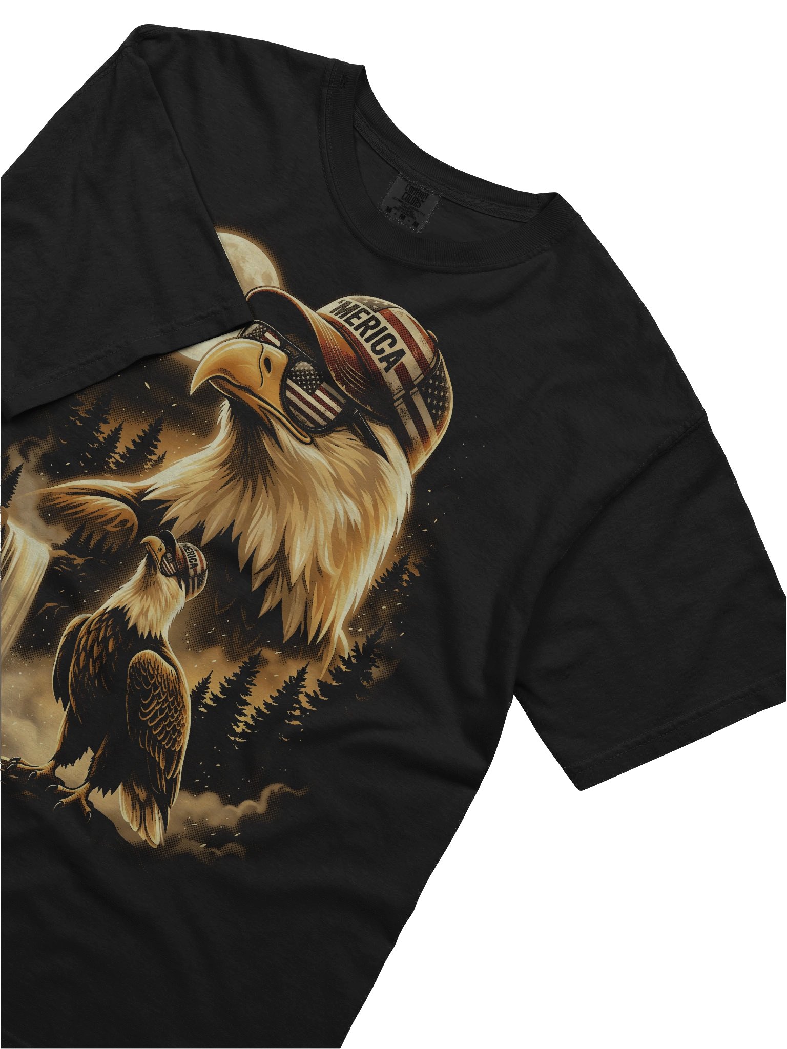 Artemis II Moon Mission T-Shirt – 250 Years America Tee, Patriotic Space Graphic Shirt product image (9)