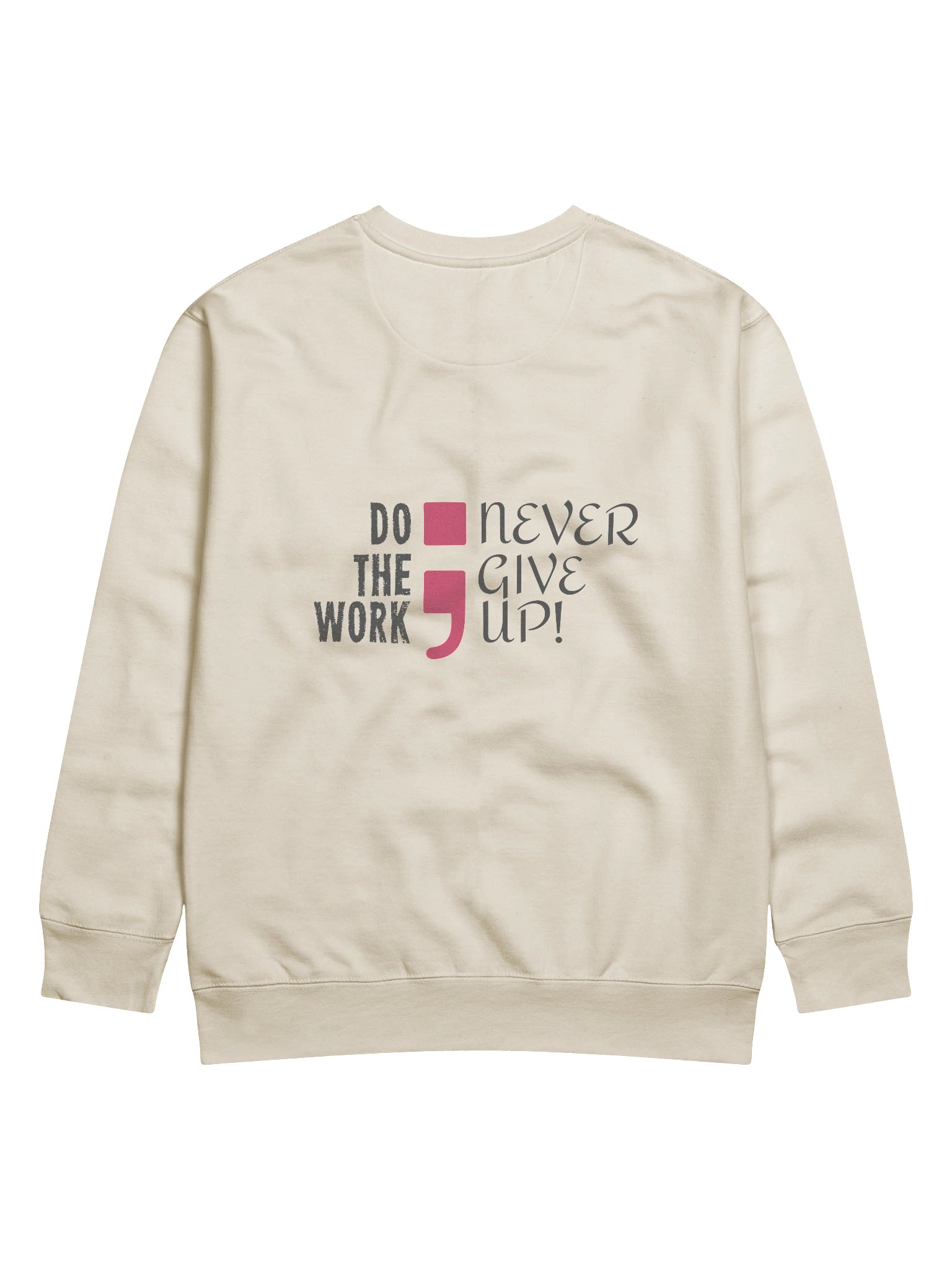 Never Give Up Semicolon Sweatshirt product image (24)