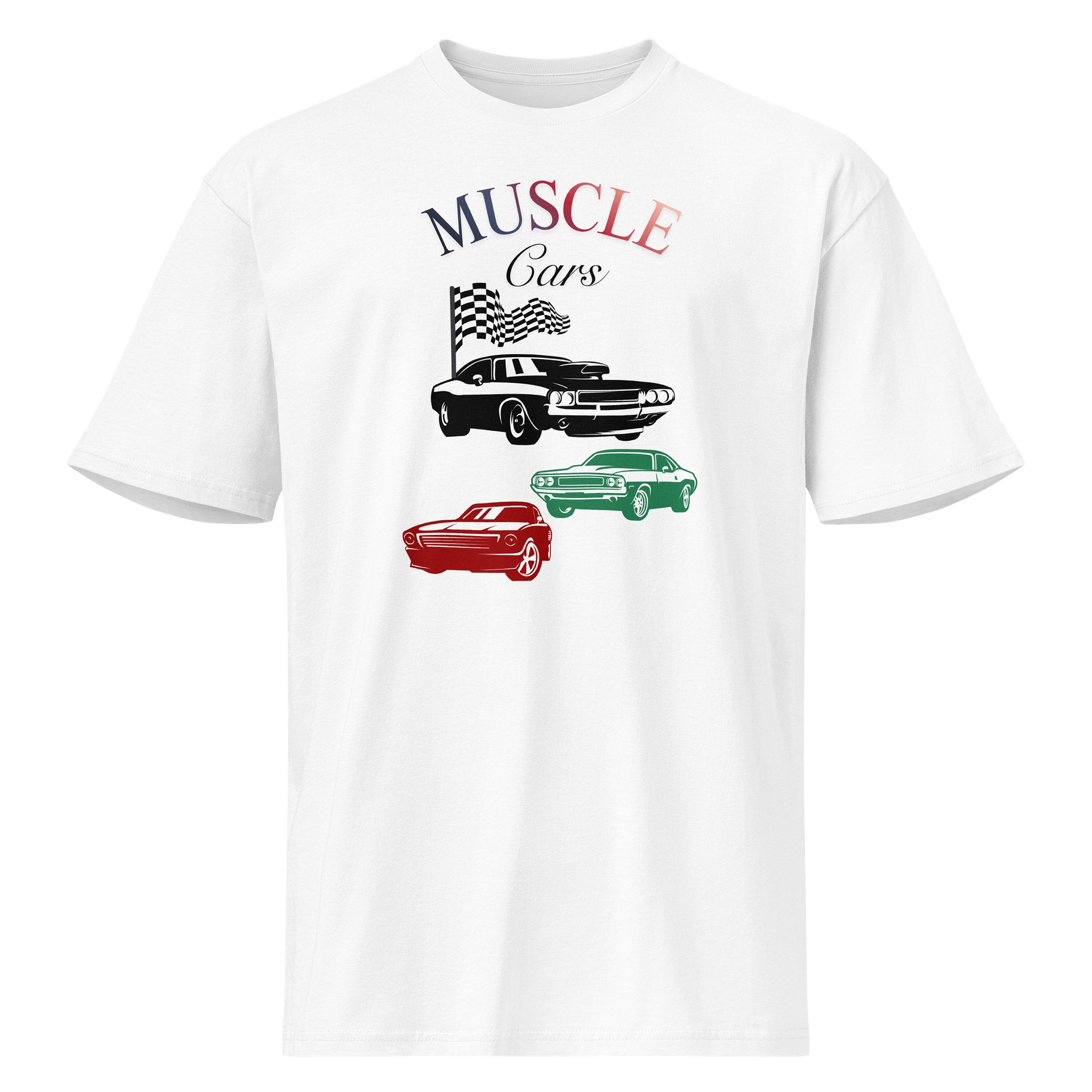 Muscle Car White Tee product image (1)