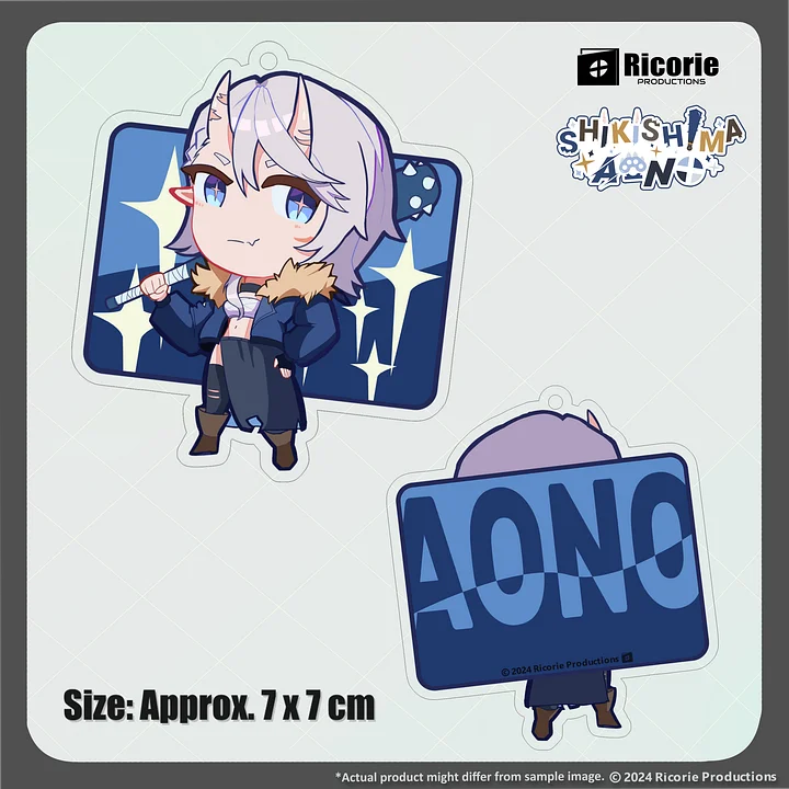 Shikishima Aono 1st Edition Keychain product image (1)